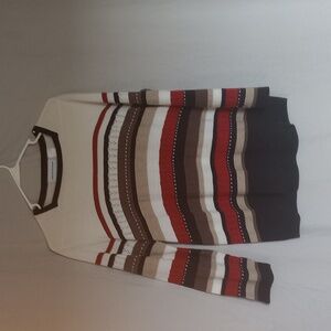 Alfred Duner multi color sweater. Large